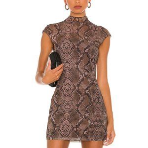 H:ours Minju Mini Dress in Acid